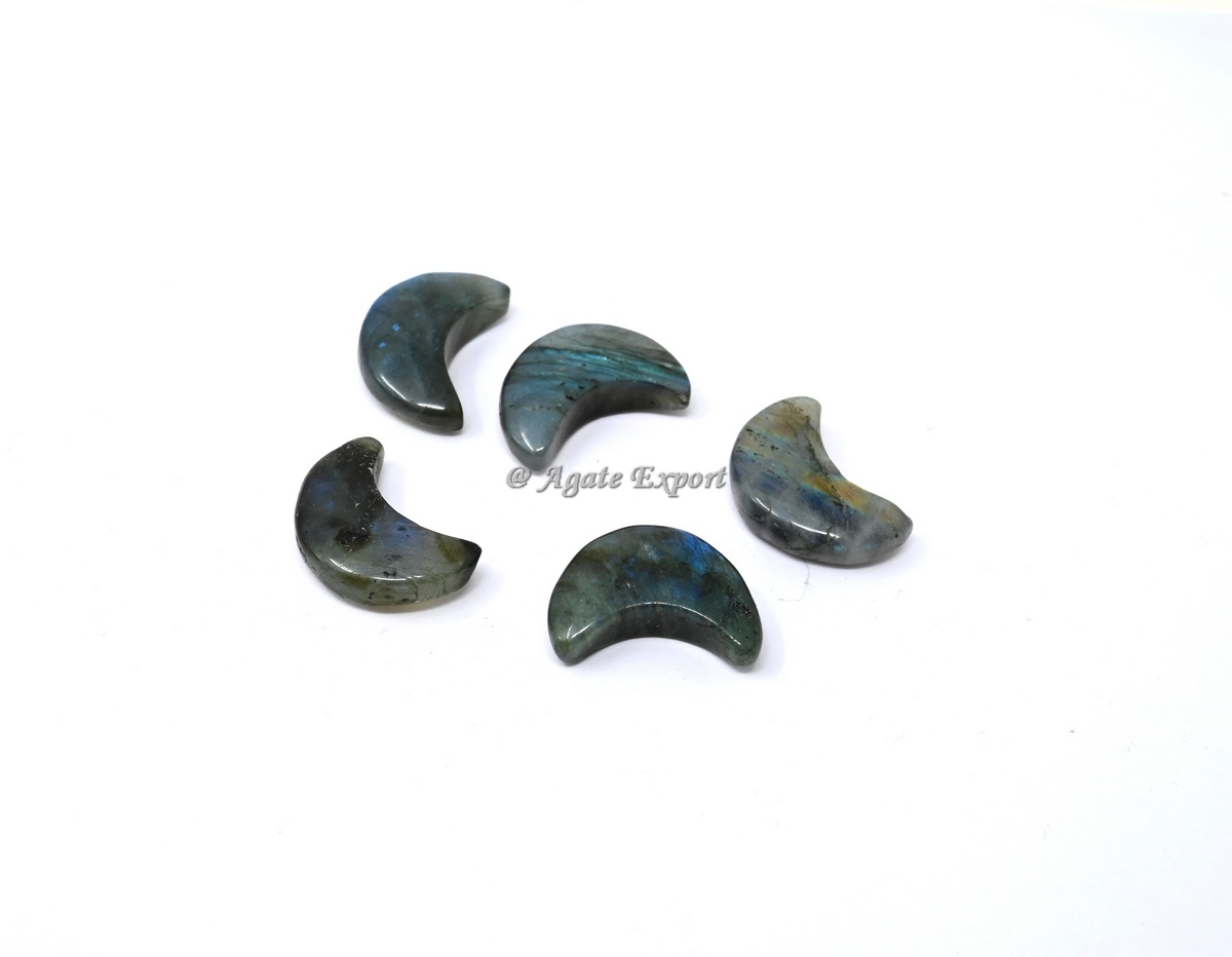 Labradorite Crescent Moon