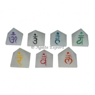 7 Chakra Pyramid Set