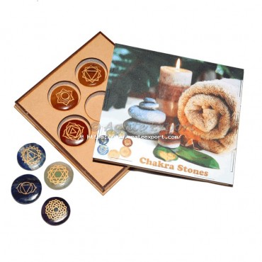 Yoga Seven Chakra Massage Set with Printed Box