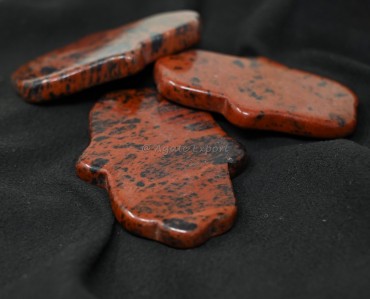 Mahagony Obsidian Hamsa Hand