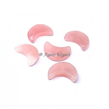 Rose Quartz Crescent Moon