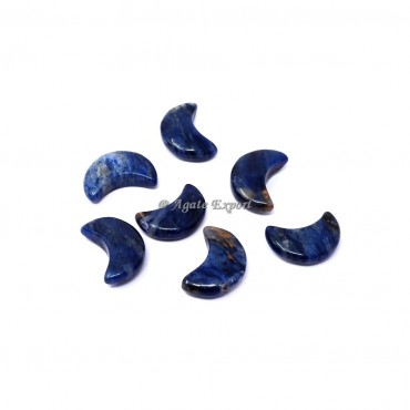 Sodalite Crescent Moon