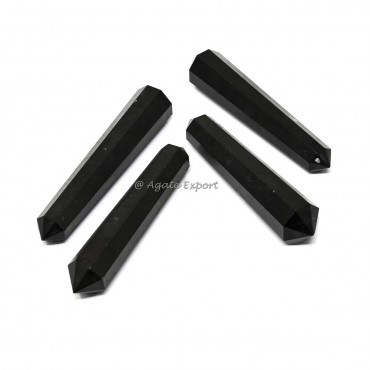 Black Tourmaline Double Terminated Point