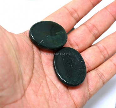 Green Fancy Jasper Worry Stone