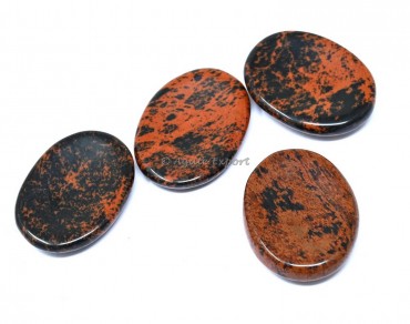 Mahagony Obsidian Worry Stone