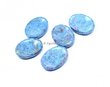 Ruby Kyanite Worry Stone