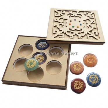 Seven Chakra Set With Clatic Chakra Gift Box